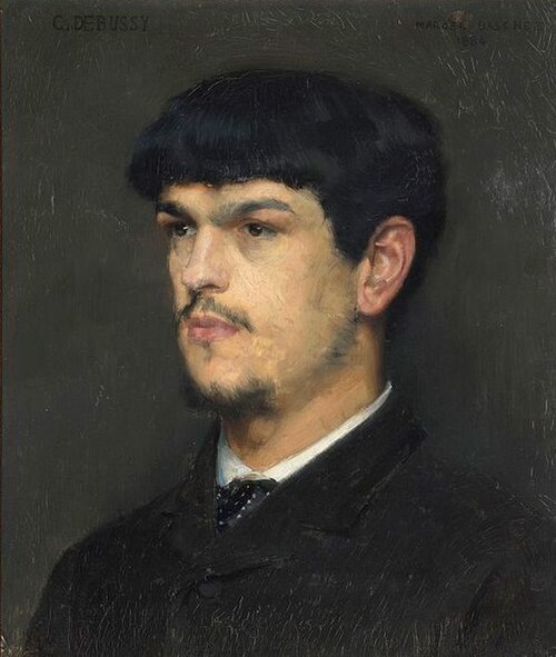 Debussy by Marcel Baschet, 1884