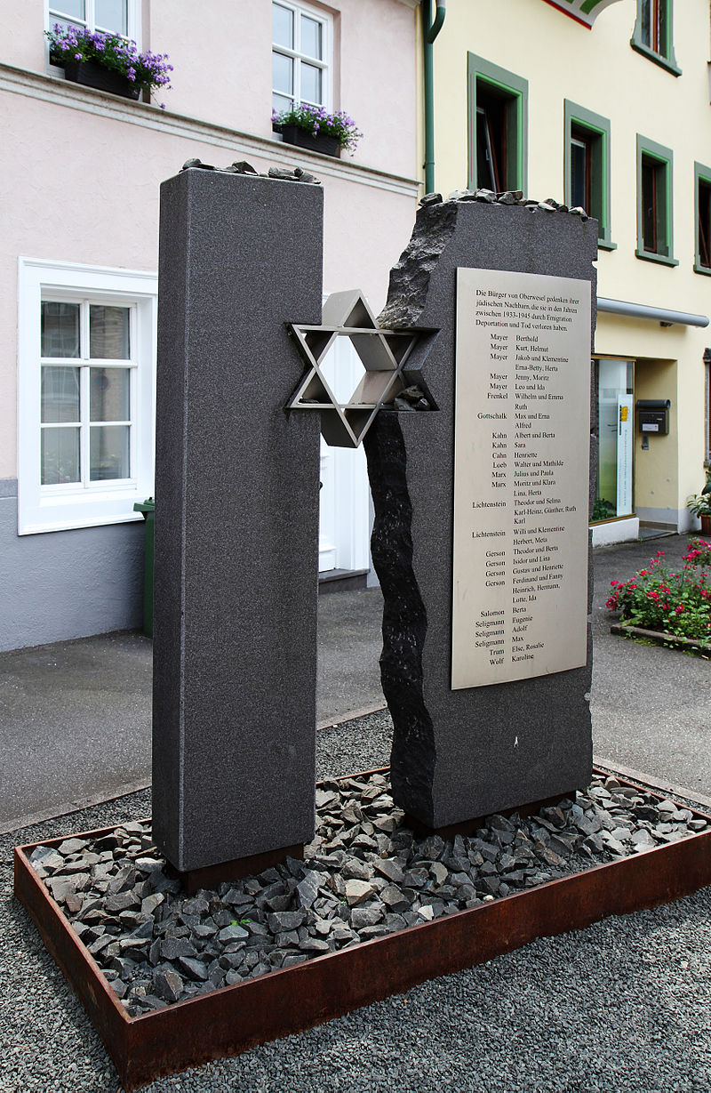 Denkmal für die jüdischen Opfer des Nationalsozialismus in Oberwesel.jpg