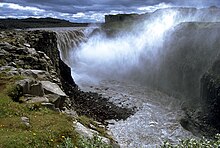 Vista de Dettifoss.