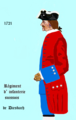 régiment de Diesbach de 1721 à 1734