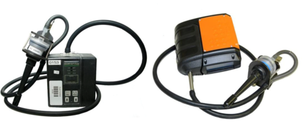 Two diesel particulate matter monitors