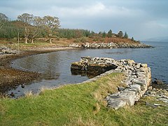 Disused pier at West Otter Ferry - geograph.org.uk - 262039.jpg