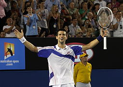A férfitorna győztesének, Novak Đokovićnak ez volt a negyedik tornagyőzelme az Australian Openen