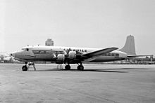 Douglas DC-6 de Lan Chile en 1965