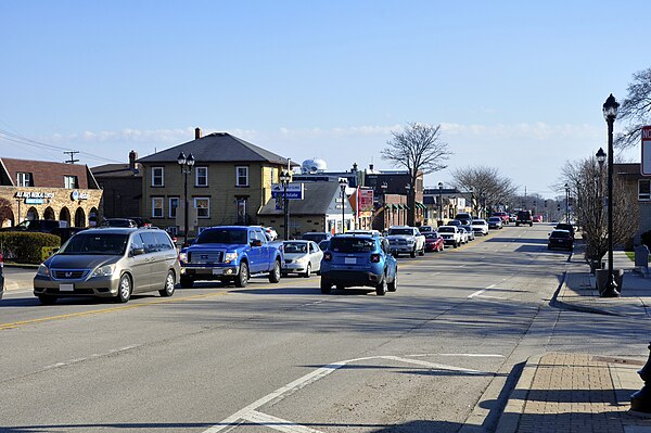 US Route 45 in Mundelein, Illinois