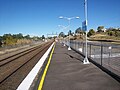 Dungog railway station end of platform 1.JPG