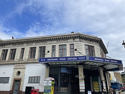 Edgware Road tube station (Circle, District and Hammersmith & City lines)
