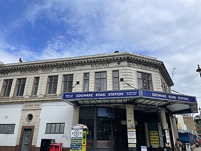 How to get to Edgware Road Underground Station with public transport- About the place