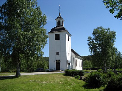 Vägbeskrivningar till Edsele kyrka med kollektivtrafik