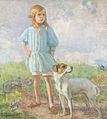 Děvčátko se psem, 1910