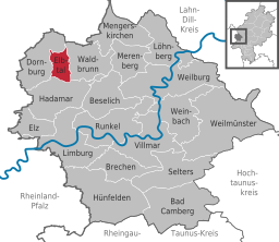 Läget för Elbtal i Landkreis Limburg-Weilburg