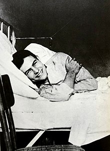 Hemingway in American Red Cross Hospital, July 1918