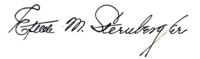 Estelle Sternberger signature.png