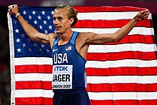 Bronzemedaillengewinner Evan Jager