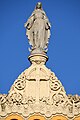 Szűz Mária szobor a fóti Szeplőtelen fogantatás templom tetején