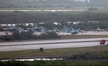 Flight line at NAS Key West, 2007 F-5N VFC-111 NAS Key West.jpg