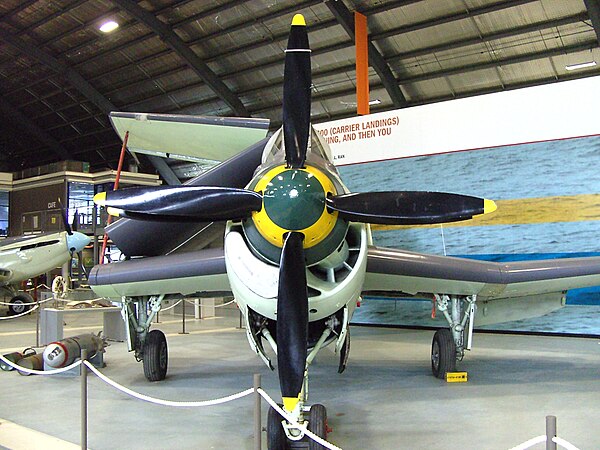 The museum's Fairey Gannet