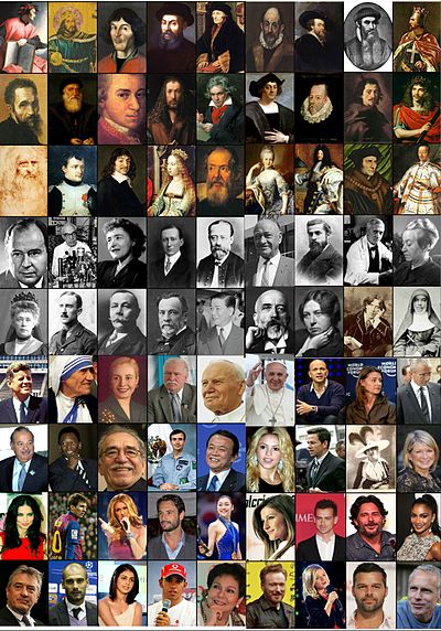 Set of pictures for a number of famous Roman Catholics from various fields. Famous Catholic Mosaic.jpg