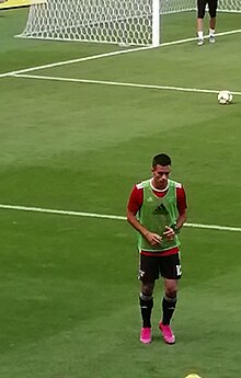 Filip Dangubić before match Spartak Trnava - AS Trenčín.jpg