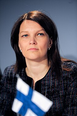 Finlands statsminister Mari Kiviniemi, Nordiska radets session 201.jpg