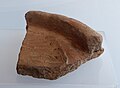 Clay sherd from Mnajdra, Malta