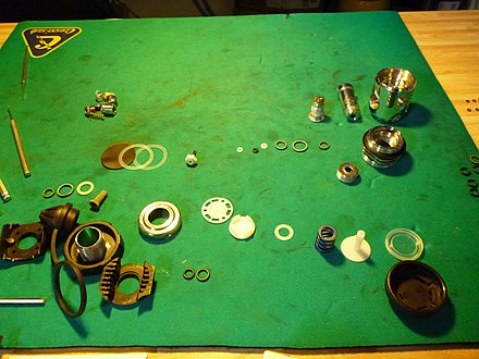 First stage disassembled