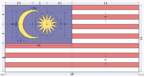 Flag of Malaysia (construction sheet).svg