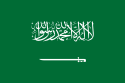 Saudi Arabian flag variant, mostly seen in governmental settings