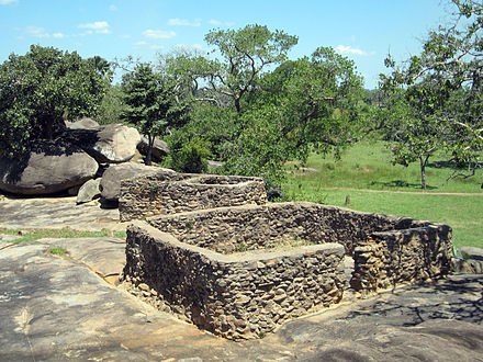 Ruins of the stone walls of Samuel Baker's Fort Patiko in Gulu District