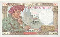 Frankrig 50 Francs-1940.jpg