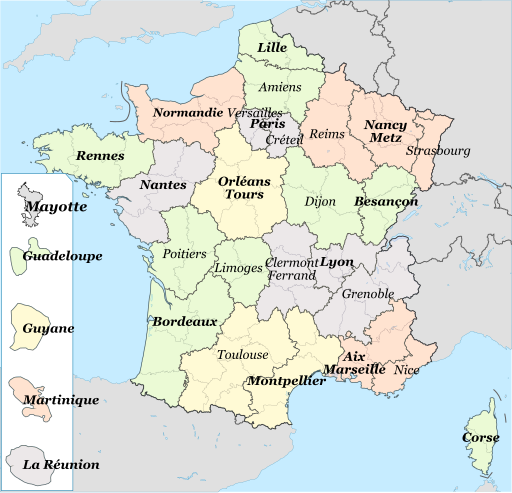 Fichier:French academies map.svg