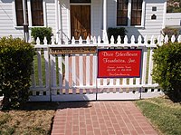 Front gate to Dixie Schoolhouse