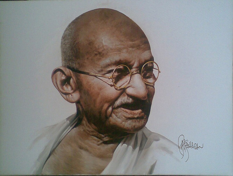 File:GANDHIJI - OIL PAINTING.jpg