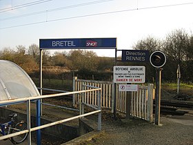A cikk szemléltető képe a Breteil station