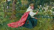 Thumbnail for File:George Dunlop Leslie - Matilda - Dante, Purgatorio, Canto 28.jpg