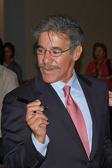 Geraldo Rivera després de pronunciar la conferència principal a la Congressional Hispanic Caucus Institute's 2008 Public Policy Conference.