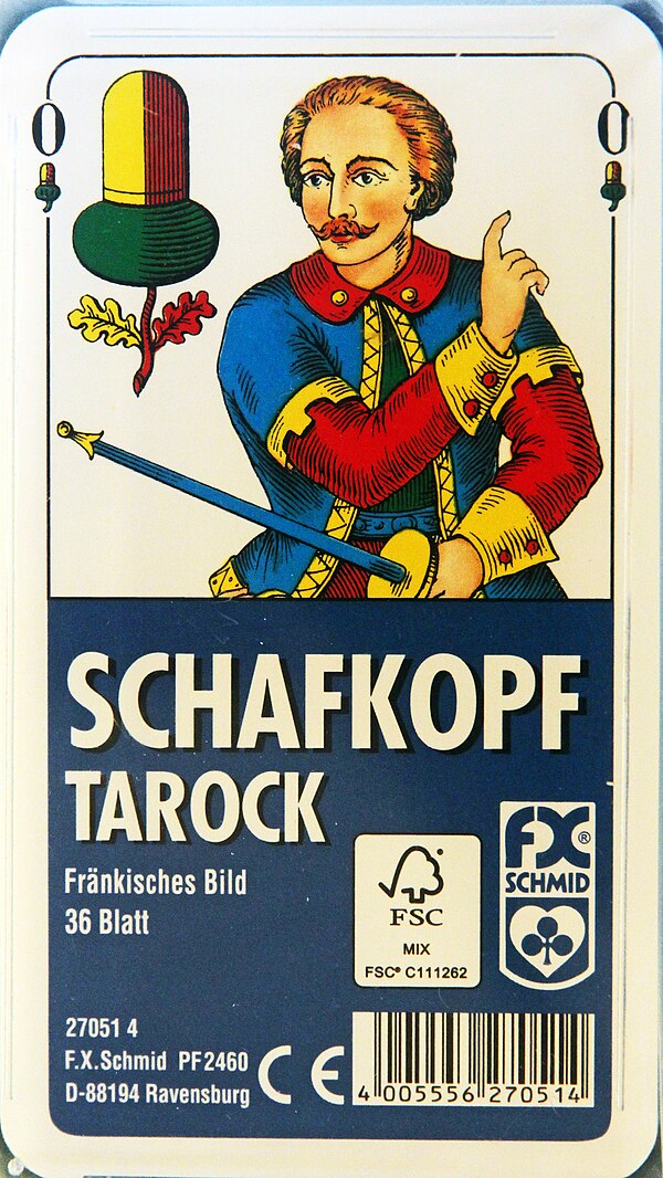 Tarock pack: Franconian pattern