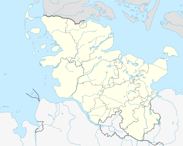 黑尔戈兰岛 在石勒苏益格-荷尔斯泰因州的位置