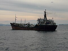 Vaixell grec AGIA ZONI III en la rada del Pireo