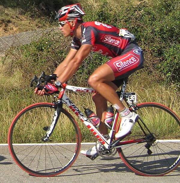 Van Avermaet at the 2008 Vuelta a Espana