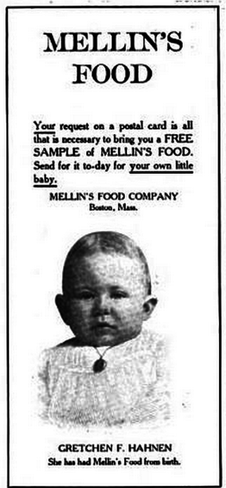 <span class="mw-page-title-main">Mellin's Food</span> Defunct nutritional supplement and its maker