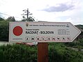 wikimedia_commons=File:Guidepost red point to Racovat-Boldovin.jpg