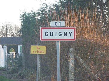 Dosya:Guigny_-_Panneau_d'entrée.JPG