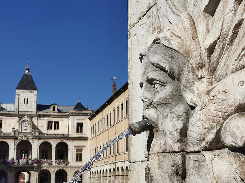 File:Hôtel de ville de Vienne avec sa fontaine classée.jpg