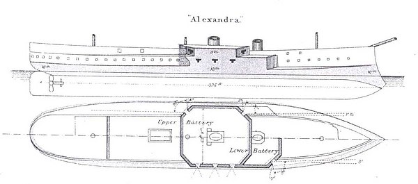 Plan of HMS Alexandra