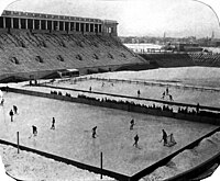 Harvard Stadium por volta de 1910