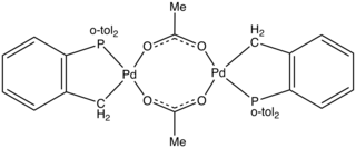 <span class="mw-page-title-main">Herrmann's catalyst</span> Organopalladium compound used as a catalyst