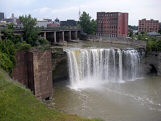 <span class="mw-page-title-main">High Falls (Rochester, New York)</span> Waterfall in Rochester