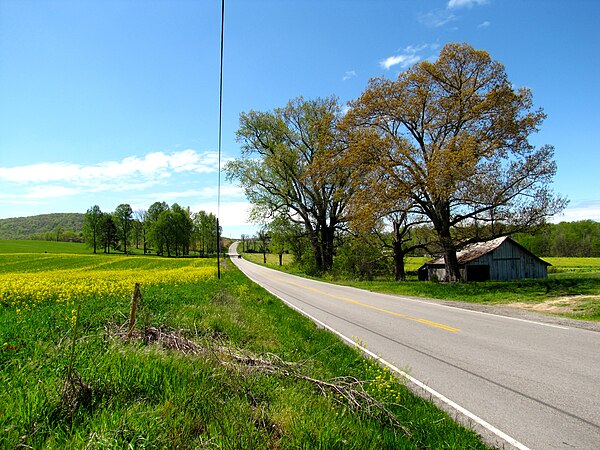 State Route 127 near Hillsboro