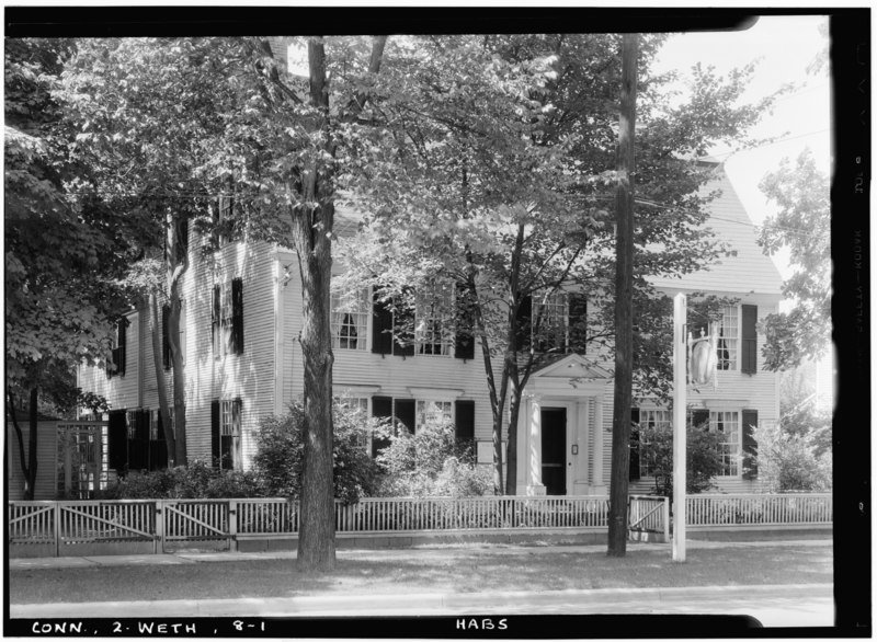 File:Historic American Buildings Survey Everett H. Keeler, Photographer August 1938 EAST ELEVATION - Joseph Webb House, Wethersfield, Hartford County, CT HABS CONN,2-WETH,8-1.tif